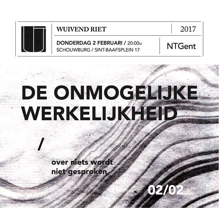 Featured image for “De Onmogelijke Werkelijkheid // over niets wordt niet gesproken”